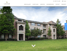 Tablet Screenshot of lakesidevillaapts.com